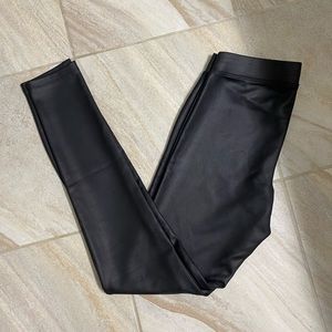 Express faux leather leggings